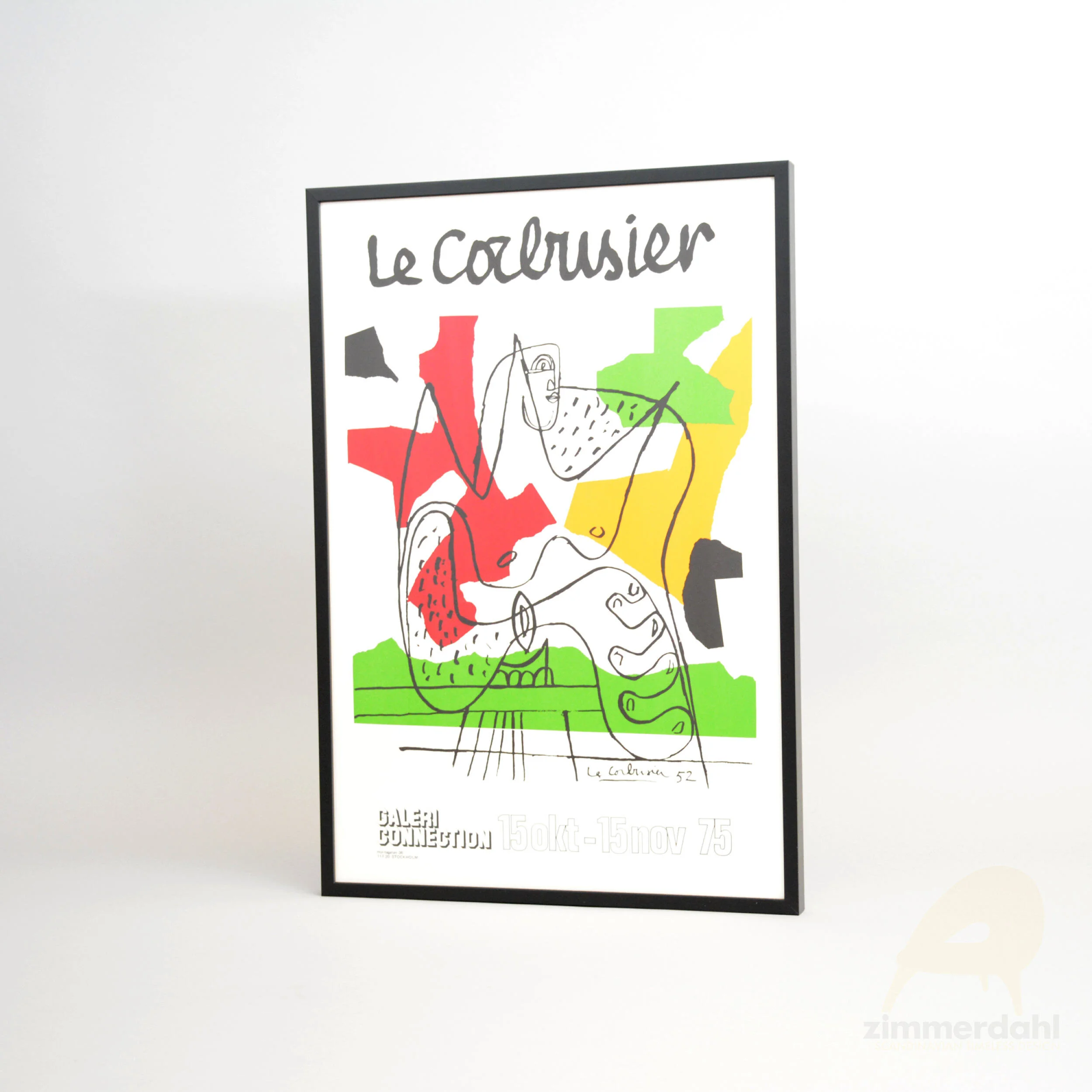 Original Exhibition Print, Le Corbusier, France — Scandinavian